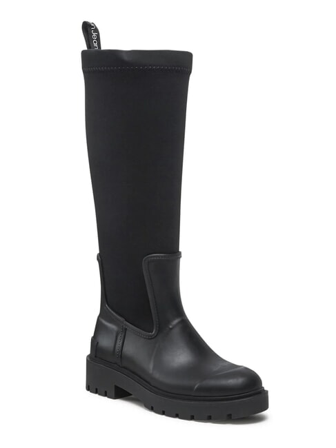 HIGH RAINBOOT Ghete &icirc;nalte din neopren negru - Pantofi femei