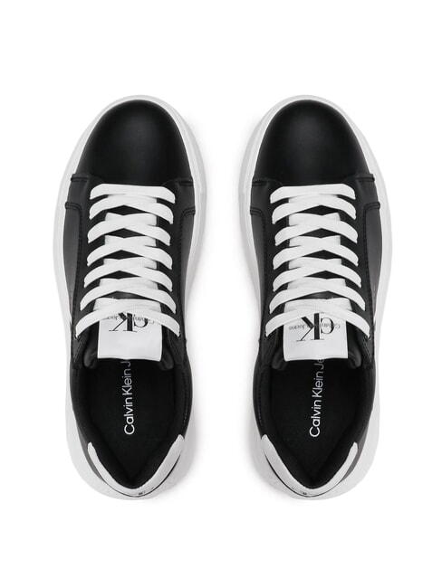 CK JEANS  Chunky Cupsole Tenisi din piele negru - Pantofi femei