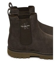 CALVIN KLEIN CK JEANS Ghete din piele &icirc;ntoarsă maro - Pantofi bărbați - 4