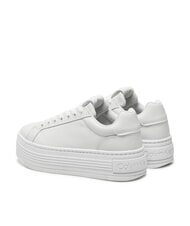 CALVIN KLEIN BOLD PLATF LOW Adidași din piele alb - Pantofi femei - 5