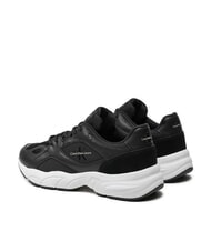 CALVIN KLEIN RETRO TENNIS MIX Adidași negru - Pantofi femei - 6