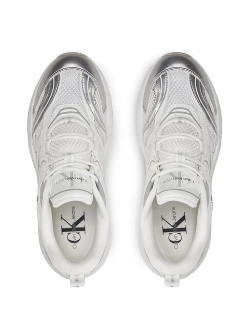 CK JEANS Adidași groși alb - Pantofi femei