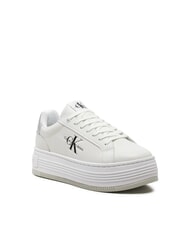 CALVIN KLEIN BOLD LOW LACE Teniși din piele cu platformă alb - Pantofi femei - 3