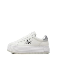 CALVIN KLEIN BOLD LOW LACE Teniși din piele cu platformă alb - Pantofi femei - 4