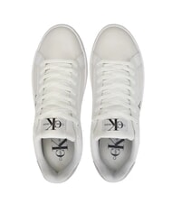 CALVIN KLEIN BOLD LOW LACE Teniși din piele cu platformă alb - Pantofi femei - 5