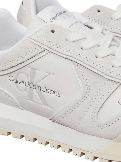 TOOTHY RUNNER Adidași din piele alb - Pantofi femei