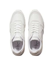 CALVIN KLEIN TOOTHY RUNNER Adidași din piele alb - Pantofi femei - 4