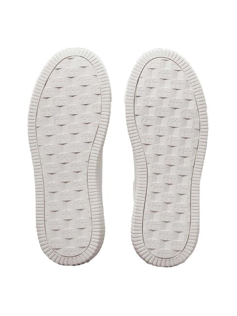 CK JEANS  Chunky Cupsole Tenisi din piele alb - Pantofi femei
