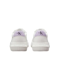 CALVIN KLEIN CK JEANS  Chunky Cupsole Tenisi din piele alb - Pantofi femei - 5