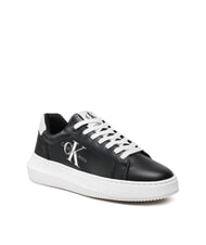 CALVIN KLEIN CK JEANS  Chunky Cupsole Tenisi din piele negru - Pantofi femei - 3