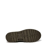 CALVIN KLEIN CK JEANS Ghete din piele &icirc;ntoarsă maro - Pantofi bărbați - 6