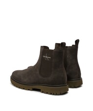 CALVIN KLEIN CK JEANS Ghete din piele &icirc;ntoarsă maro - Pantofi bărbați - 5