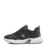 CALVIN KLEIN CK JEANS Retro Tennis Tenisi din piele negru - Pantofi bărbați - 4