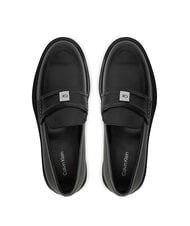 CALVIN KLEIN LOAFER W/HW LTH Mocasin din piele negru - Pantofi femei - 4