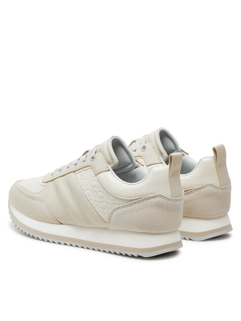 RUNNER LACE UP SAFF Adidași din piele gri - Pantofi femei