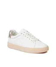 CALVIN KLEIN CUPSOLE LACE UP PEARL Adidași din piele alb - Pantofi femei - 3