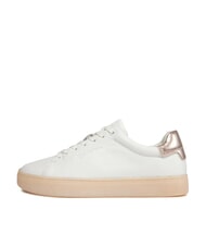 CALVIN KLEIN CUPSOLE LACE UP PEARL Adidași din piele alb - Pantofi femei - 4