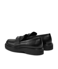 CALVIN KLEIN LOAFER W/HW LTH Mocasin din piele negru - Pantofi femei - 5