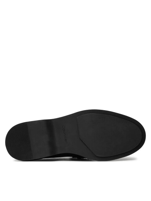 LOAFER W/HW LTH Mocasin din piele negru - Pantofi femei