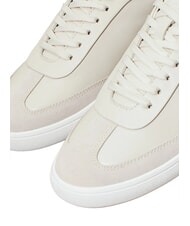 CALVIN KLEIN LP CUPSOLE LACE UP Adidași din piele maro - Pantofi femei - 4