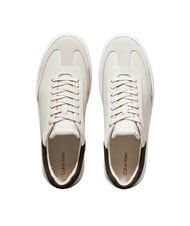 CALVIN KLEIN LP CUPSOLE LACE UP Adidași din piele maro - Pantofi femei - 5