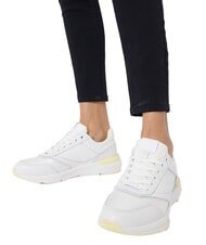 CALVIN KLEIN EPI MONO MIX Adidași din piele alb - Pantofi femei - 8