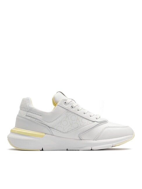 EPI MONO MIX Adidași din piele alb - Pantofi femei