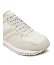 CALVIN KLEIN RUNNER LACE UP SAFF Adidași din piele gri - Pantofi femei - 3