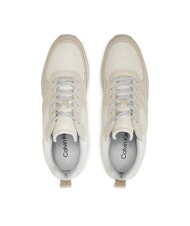 CALVIN KLEIN RUNNER LACE UP SAFF Adidași din piele gri - Pantofi femei - 4