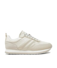 CALVIN KLEIN RUNNER LACE UP SAFF Adidași din piele - Pantofi femei