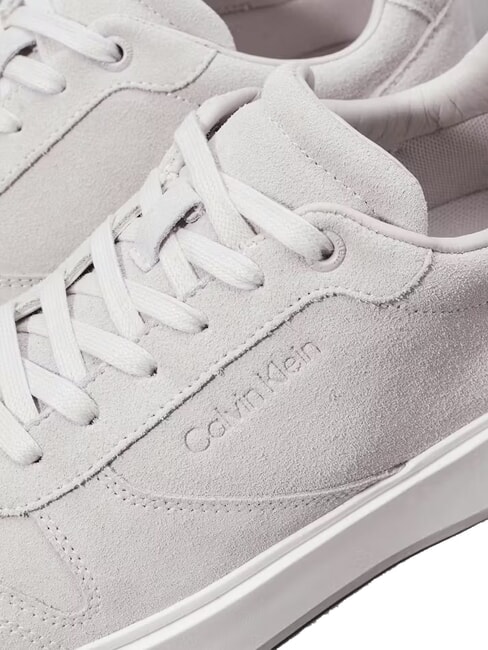 CK Teniși din piele &icirc;ntoarsă gri - Pantofi bărbați