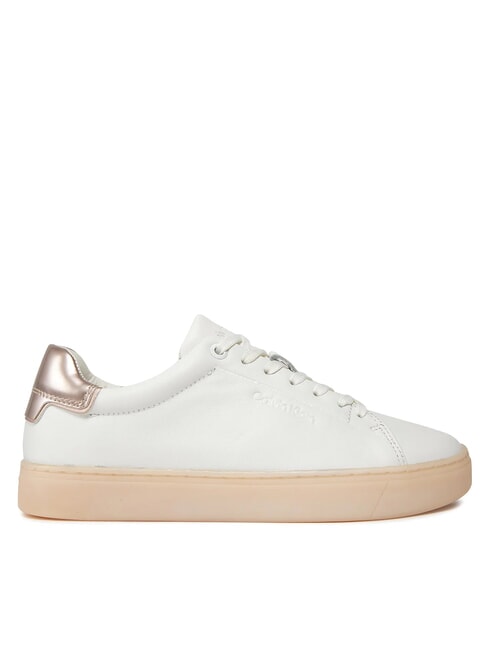 CUPSOLE LACE UP PEARL Adidași din piele alb - Pantofi femei