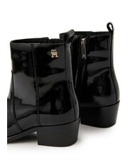 TOMMY HILFIGER TH COWBOY Ghete texane din piele strălucitoare negru - Pantofi femei - 3