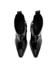 TOMMY HILFIGER TH COWBOY Ghete texane din piele strălucitoare negru - Pantofi femei - 4