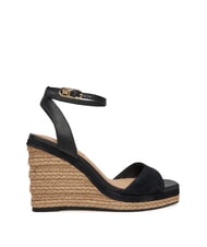 TOMMY HILFIGER TH MONOGRAM Sandale cu platformă &icirc;naltă din piele - Pantofi femei