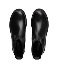 TOMMY HILFIGER TH Ghete din piele stil Chelsea negru - Pantofi femei - 5