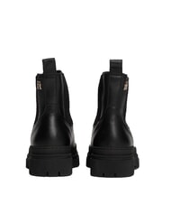 TOMMY HILFIGER TH Ghete din piele stil Chelsea negru - Pantofi femei - 6