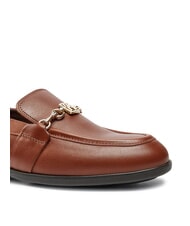 TOMMY HILFIGER TH  Mocasini din piele coniac maro - Pantofi femei - 3