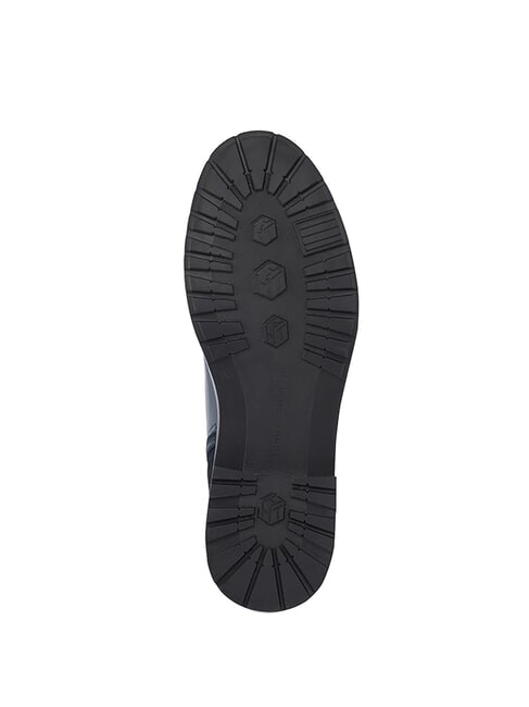 TH Ghete joase din piele &icirc;ntoarsă și piele &icirc;ntoarsă albastru - Pantofi femei