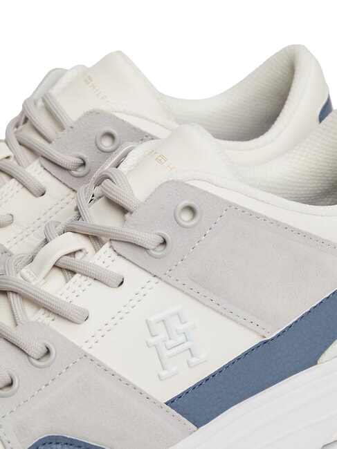 TH Adidași din piele alb - Pantofi femei