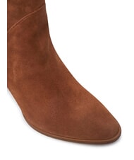 TOMMY HILFIGER MID COWBOY Ghete texane din piele &icirc;ntoarsă maro - Pantofi femei - 4