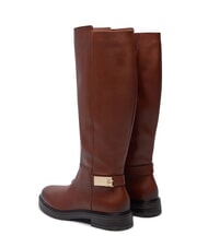 TOMMY HILFIGER TH Ghete din piele Allti coniac maro - Pantofi femei - 5