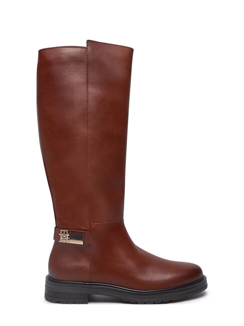 TH Ghete din piele Allti coniac maro - Pantofi femei