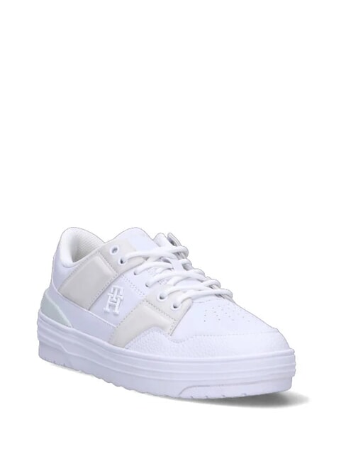 TH Adidași din piele alb - Pantofi femei