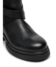 TOMMY HILFIGER BIKER Ghete din piele cu cataramă negru - Pantofi femei - 3