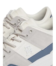 TOMMY HILFIGER TH Adidași din piele alb - Pantofi femei - 3