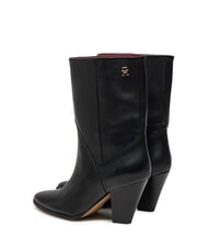 TOMMY HILFIGER MID COWBOY Ghete din piele cu toc negru - Pantofi femei - 3
