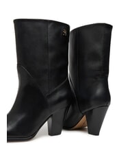 TOMMY HILFIGER MID COWBOY Ghete din piele cu toc negru - Pantofi femei - 5