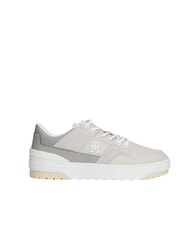 TOMMY HILFIGER TH Adidași din piele gri - Pantofi femei - 3