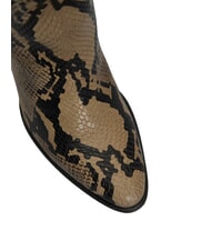 TOMMY HILFIGER TH  Ghete texane din piele bej - Pantofi femei - 3